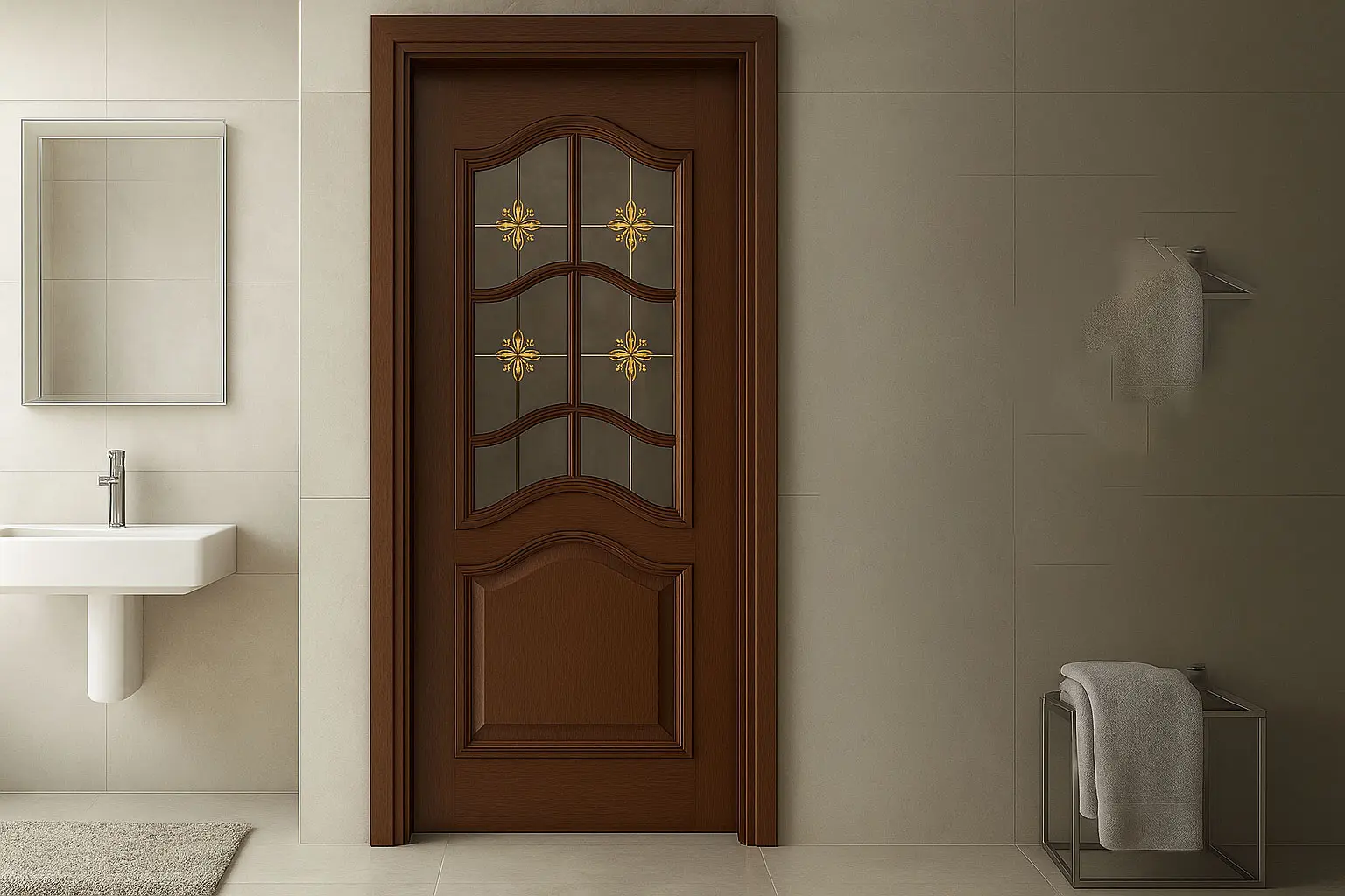 ۹۰٪ خانه‌های لوکس امروز از این درب‌های مدرن پانل دکوراتیو UPVC استفاده می‌کنند چرا؟